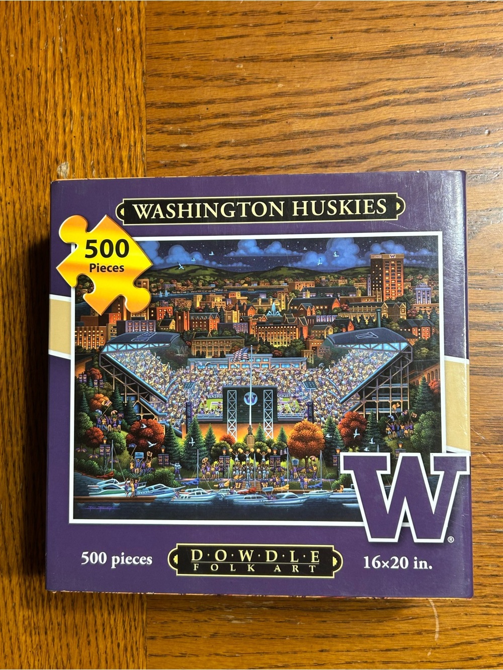 Washington Huskies 500-Piece Purple Puzzle